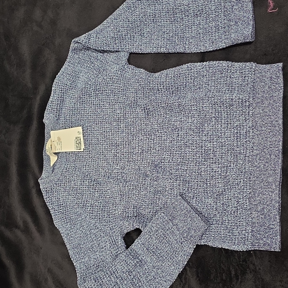 H&M Heather Blue Knit Sweater Boy